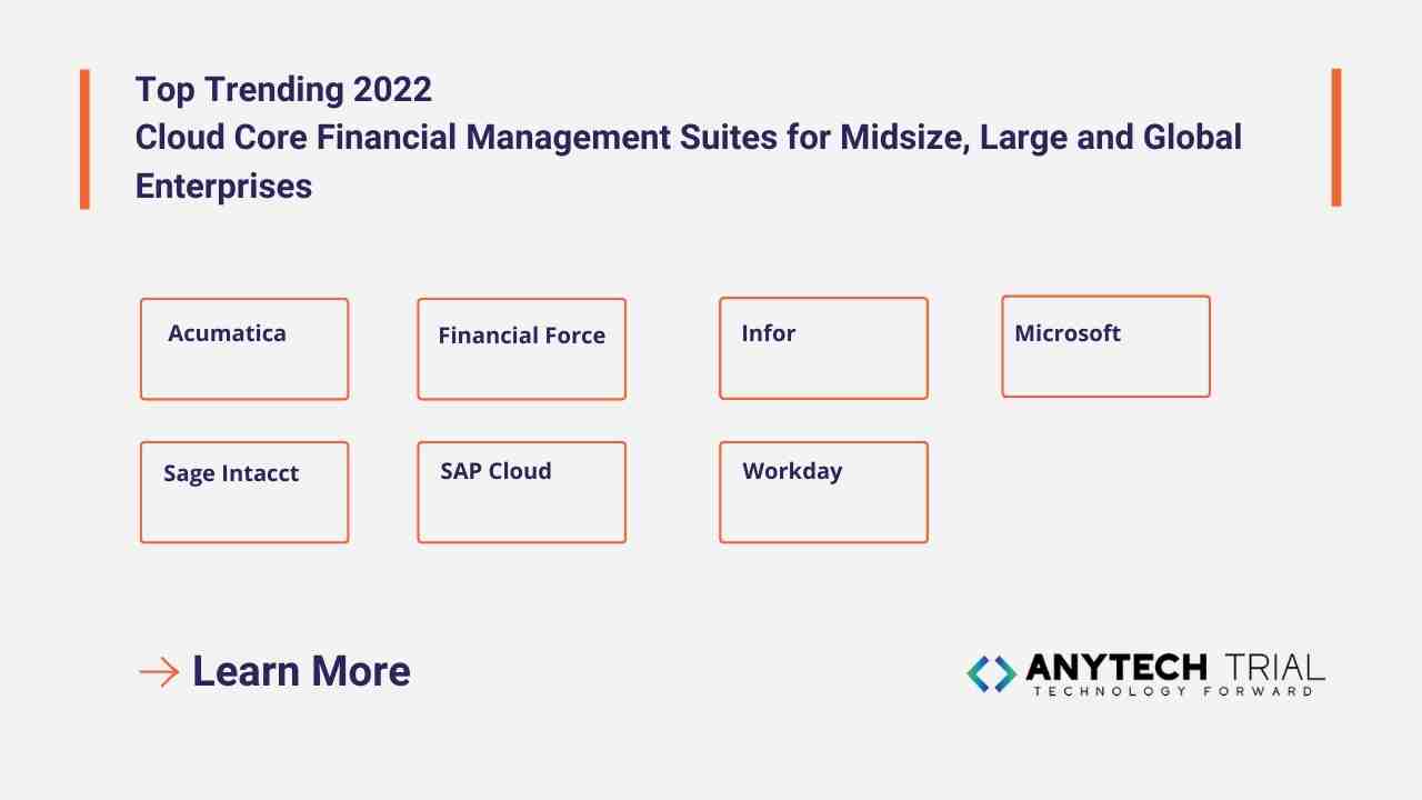 Cloud Core Financial Management Suites for Midsize, Large and Global Enterprises